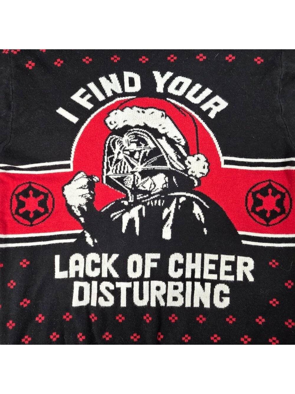 Star Wars Women's Darth Vader Ugly Christmas Sweater Small